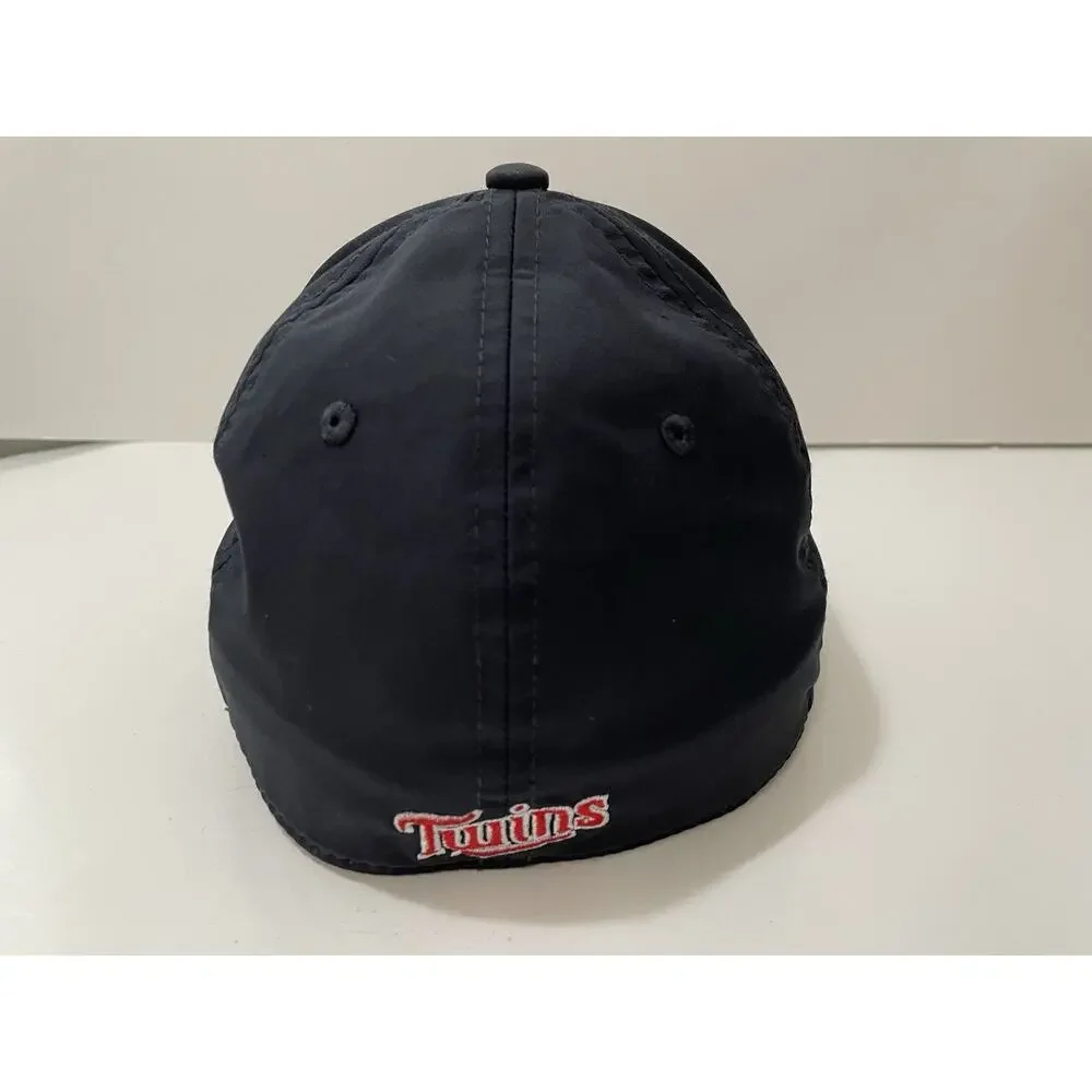 Minnesota Twins New Era 39THIRTY Fitted Hat L/XL MLB Navy Logo MLB